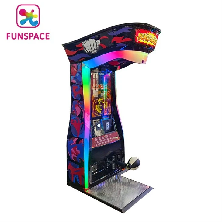 Combo Boxer Arcade Game Coin Operated Punching Bag Machine